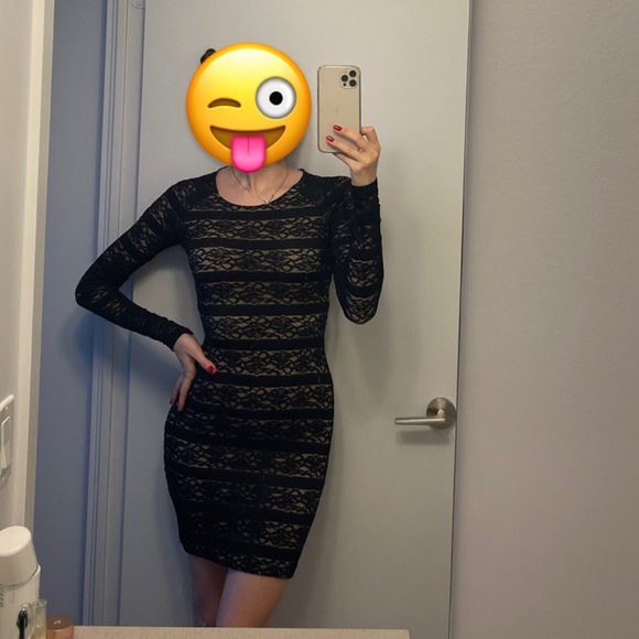 Black lace dress from BEBE. 10/10 conditions - Picture 2 of 7